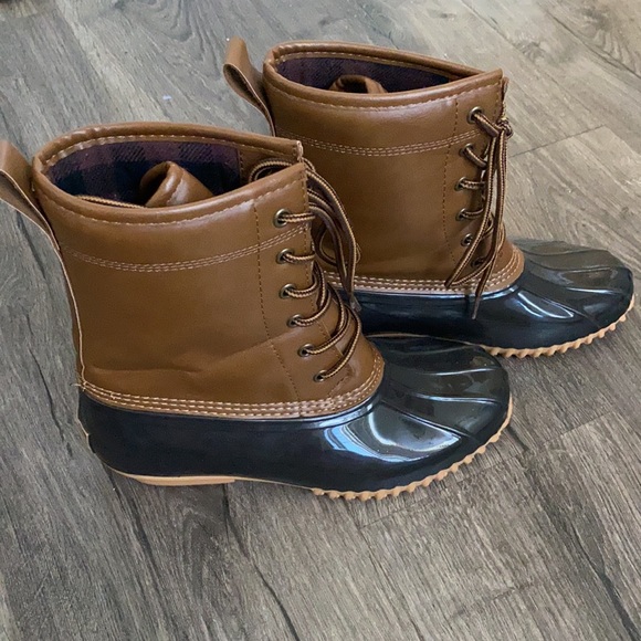 The original sporto duck boot rain boots brwn/blck - Picture 2 of 2